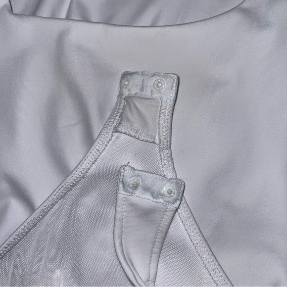 Intimately Free People Bodysuit Size XS Ivory Long Sleeves "Truth or Square" - Picture 13 of 16